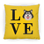 Love Finnish Lapphund Indoor Throw Pillow - Cover With Pillow Insert