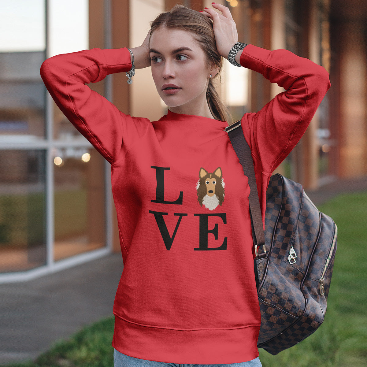 Women's Collie LOVE Sweatshirt