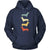 Dachshund Hoodie Unisex Hoodie Navy S - Barky Things