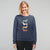 Dachshund Sweatshirt Pullover Crewneck Navy S - Barky Things