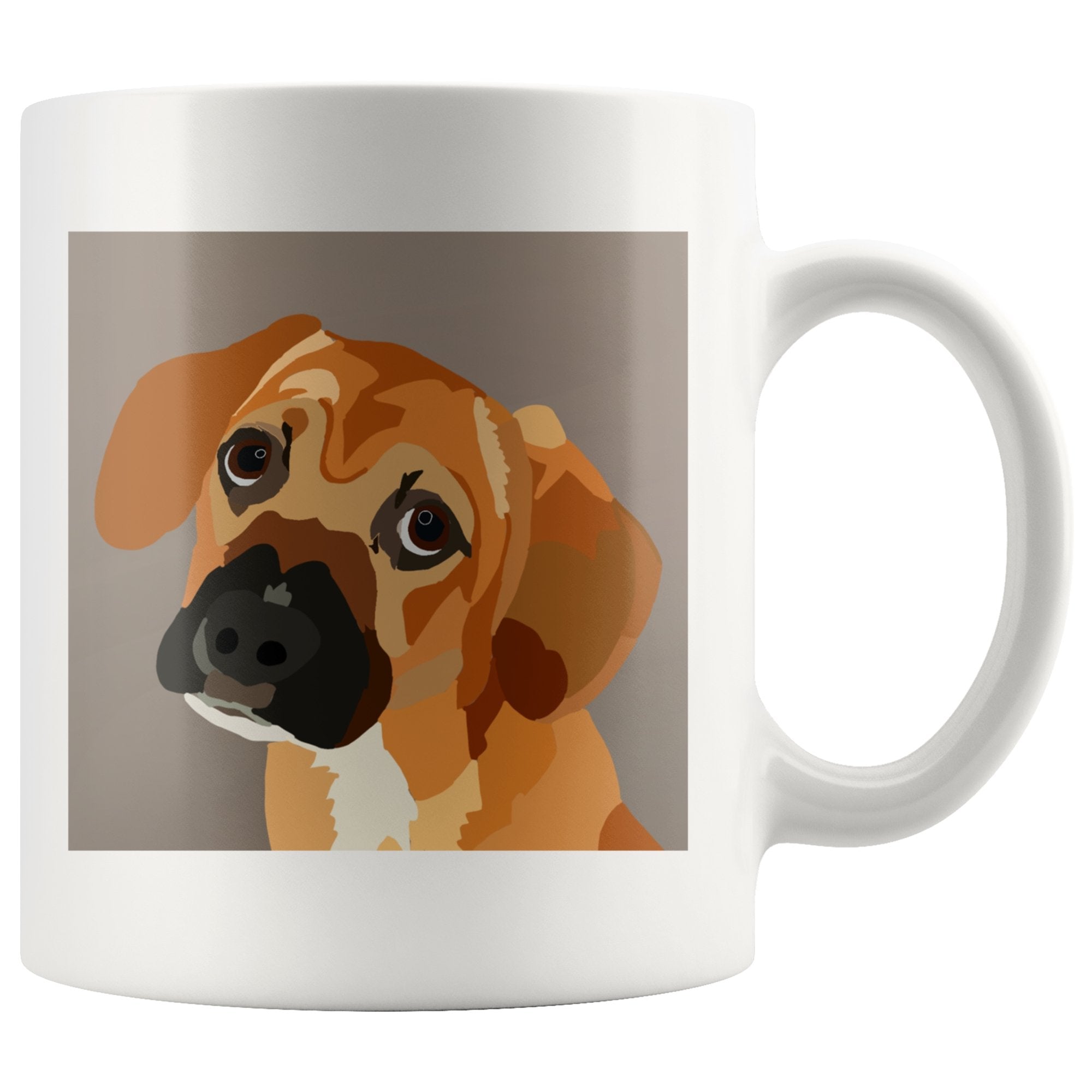 Dog Coffee Mug White 11 oz - Barky Things