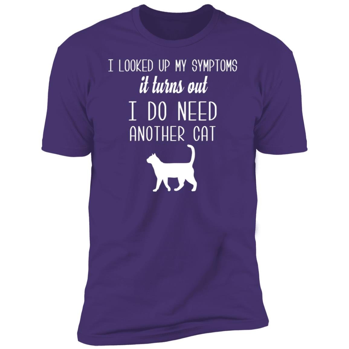 I Do Need Another Cat Short Sleeve T-Shirt Purple Rush/ X-Small - Barky Things