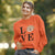 Labradoodle LOVE Pullover Sweatshirt Orange S - Barky Things