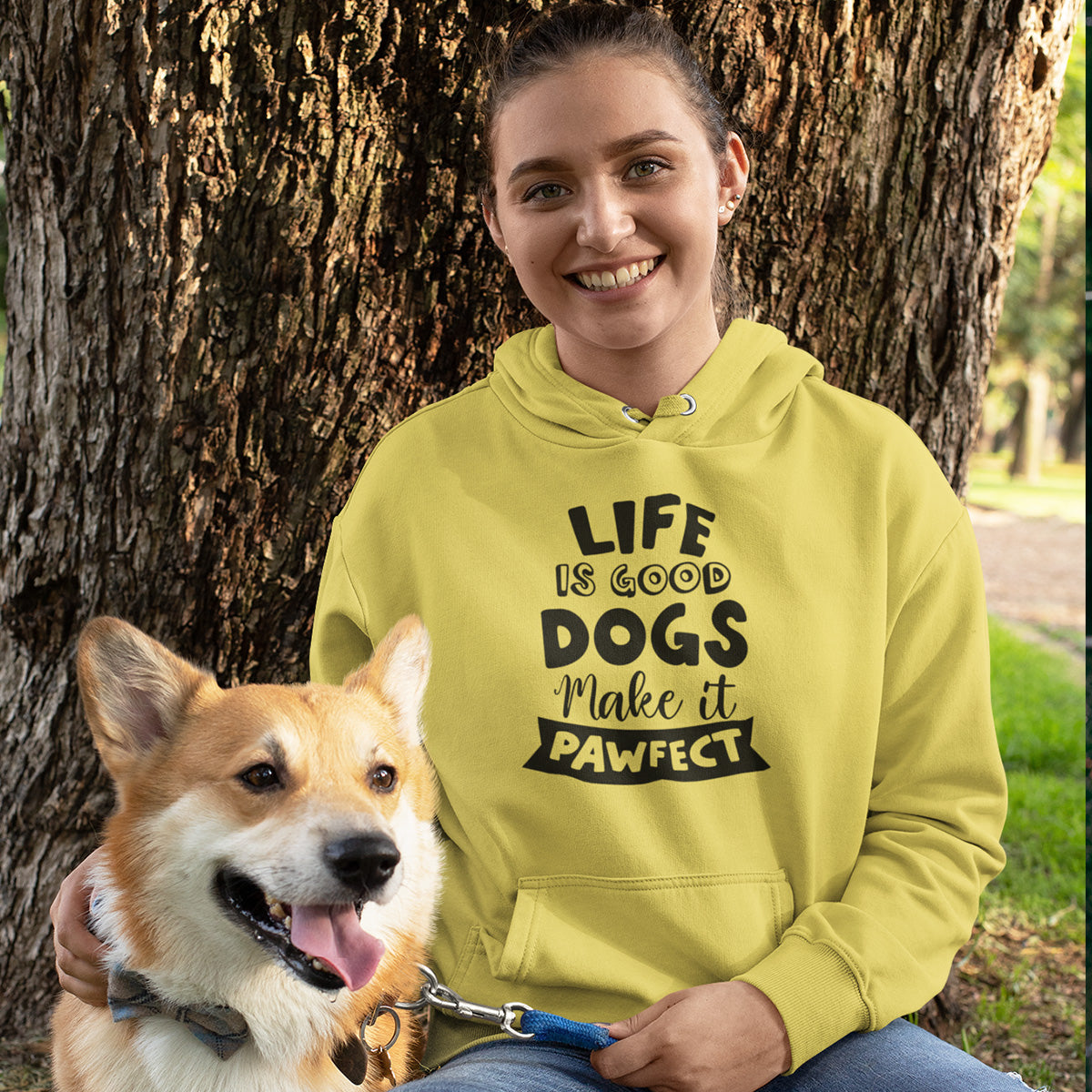 Life Is Good Dogs Make It Pawfect Hoodie