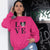 Papillon LOVE Pullover Sweatshirt Heliconia S - Barky Things