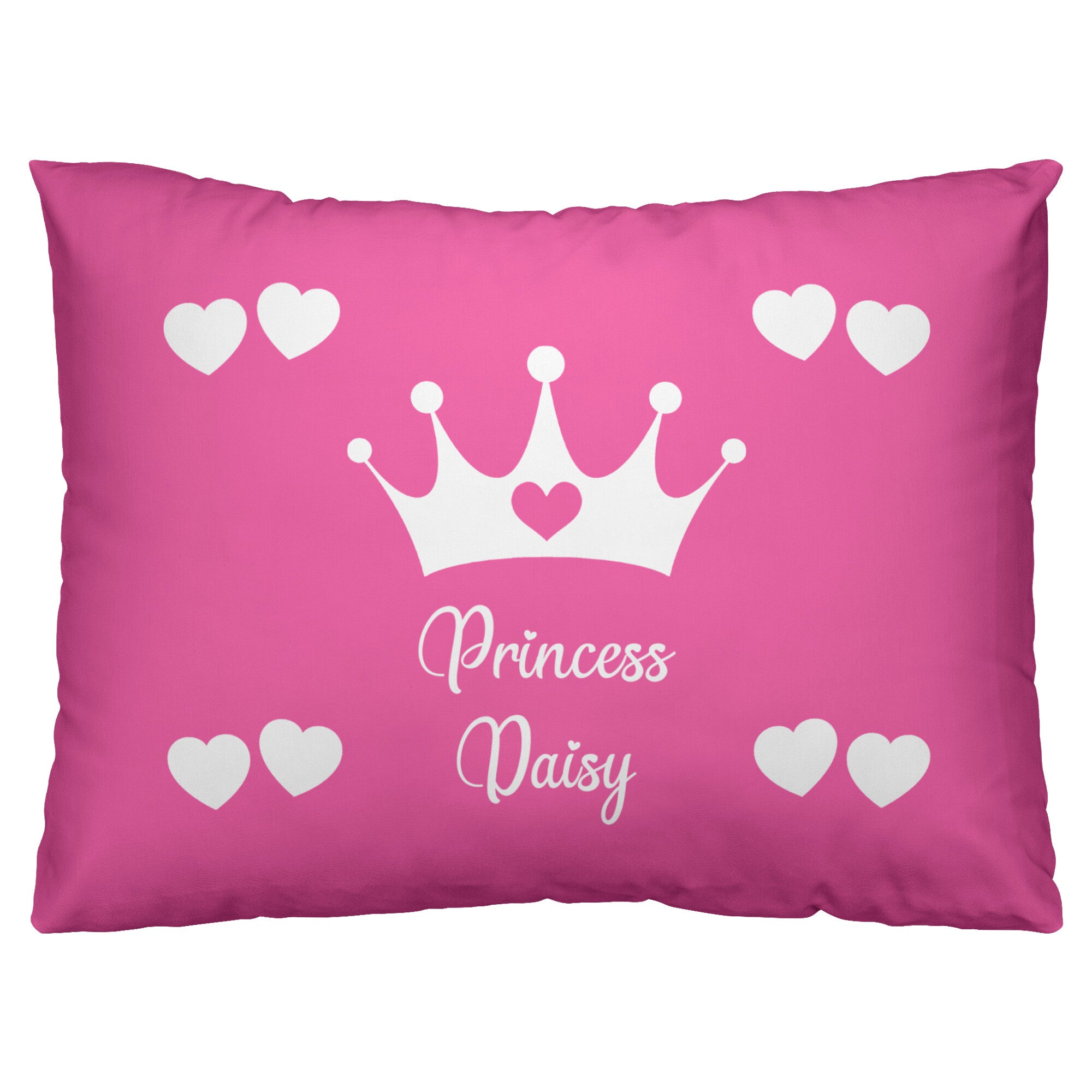 Personalized Princess Dog Pillow Includes Pillow Insert & Cover - Free Shipping 18" x 24" - Barky Things