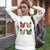 Pullover Crewneck Sweatshirt Chihuahua Faces Retro Colors White S - Barky Things