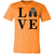 Women's LOVE Coonhound Short Sleeve T-Shirt Orange X-Small - Barky Things