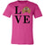 Women's LOVE Dachshund Short Sleeve T-Shirt Berry X-Small - Barky Things