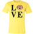 Women's LOVE Labradoodle Short Sleeve T-Shirt Yellow X-Small - Barky Things