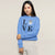 Women's Schnauzer LOVE Sweatshirt Carolina Blue S - Barky Things