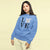 Women's Westie Dog LOVE Sweatshirt Carolina Blue S - Barky Things